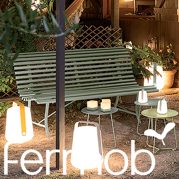 楽天市場】ガーデンベンチ Fermob フェルモブ ルイジアナベンチ150/02G