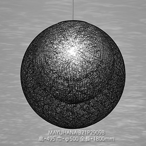 �_�|�C���g8�{+�}���\���^ MAYUHANA ��500mm �O�d �u���b�N �}���n�i �y���_���g �Ɩ� 321P2909B