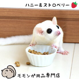 【新商品】ゆうパケットOK ハッピーブレンドグライダーフード ハニー＆ストロベリー 300g ももんがもんもん共和国オリジナルフード フクロモモンガのペレットフード フクロモモンガ フード エサ 餌 ハッピーグライダーが好きな子にオススメ メール便対応【動画あり】