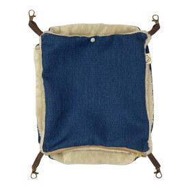 ゆうパケットOK ももんがもんもん共和国オリジナルハンモック01 リバーシブルヒーター収納可能 フクロモモンガ専用ハンモック ポーチ 寝袋 寝ぶくろ ねぶくろ 足場 暖房グッズ 暖房 フクロモモンガ 秋冬のおすすめ メール便対応【動画あり】