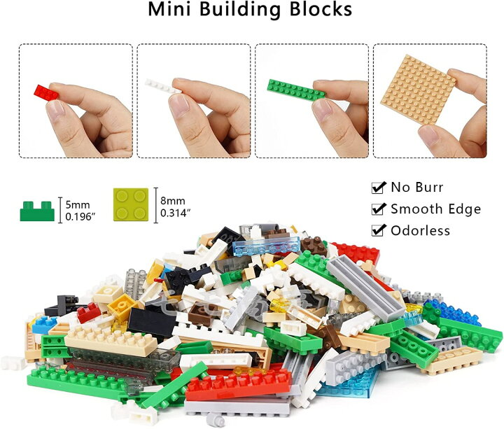楽天市場】【タイムセール 全品25%,2点30%OFF】ミニブロック 互換 