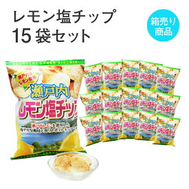 瀬戸内レモン塩チップ 100g入×15袋セット フルーツ 果物 お菓子 駄菓子 おやつ スナック菓子 手土産 お取り寄せ 特産品 箱買い 箱売り セット売り