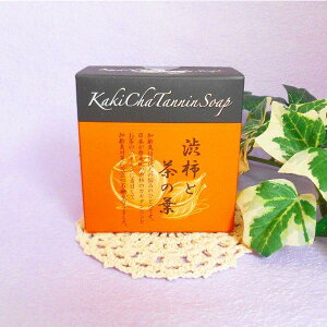 【送料無料】カキチャタンニンソープ 100g(洗顔石鹸、全身石鹸)