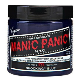 マニックパニック ヘアカラークリーム ＜ショッキングブルー 11028＞ 118ml【MANIC PANIC、MANICPANIC、マニパニ、マニック パニック、MPカラークリーム、Shocking Blue】