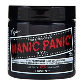 マニックパニック ヘアカラークリーム ＜レイヴン 11007＞ 118ml【MANIC PANIC、MANICPANIC、マニパニ、マニック パニック、MPカラークリーム、Raven、レイヴァン】