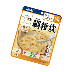 【介護食】[アサヒグループ食品] バランス献立 鯛雑炊 100g“区分3 舌でつぶせる”【3980円以上購入で送料無料】【介護食品 和光堂 レトルト とろみ やわらか食 嚥下】