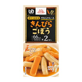 大和製罐 エバースマイル きんぴらごぼう風 ムース 60g×2個 | 区分3 舌でつぶせる やわらか 介護 食品 嚥下 おかず ミキサー レトルト 高カロリー とろみ 付き 食 防災 災害備蓄 かまなくて 介護用 介護食 パウチ 惣菜 常温 高齢者 栄養食 自宅療養
