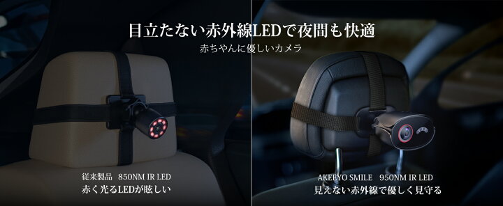 楽天市場】【2025革新型車用ベビーミラー】 AKEEYO 1080P 車用ベビー 
