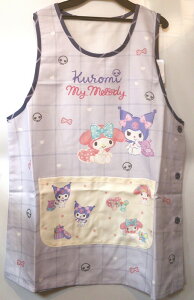 エプロン マイメロディ&クロミ パープル サンリオキャラクターズ 保育士 キッチン用品 大人用 レディース 人気 かわいい 新生活 プレゼント sanrio