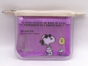 Xk[s[ NA|[` ~j tbg oCIbg mitte SNOOPY PEANUTS ObY fB[X LbY LN^[ P[X  킢 lC v`|[`