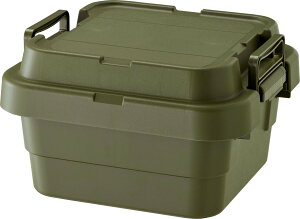 トランクカーゴ 18L 座れる 収納ボックス 耐荷重100kg テーブル 収納ケース コンテナボックス 積み重ね 防災収納 取っ手ロック ベルトガイド