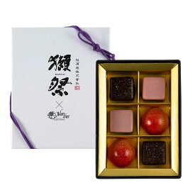 【公式・送料込】獺祭ボンボンショコラ 6個入 ＜焼菓子＞　ホワイトデー チョコレート 酒 お取り寄せ スイーツ おしゃれ 手土産 プチギフト ギフト お菓子 堂島ロール