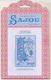 SAJOU サジュー 図案 チャート◆CROSS STITCH PATTERN CHART ◆COUVERTURE DES ALBUMS VERTS◆グリーンアルバムジャケット◆フランス製