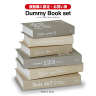 《送料無料》【複数購入限定】ライトブラウンのダミーブック6個セット