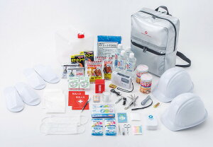 【直送品・大感謝価格 】緊急避難セット 2人用 KNE-400W 4960 KAKURI ツールセレクション16 防災セット