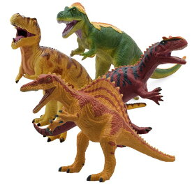 【直送品・大感謝価格 】ビニールモデル肉食恐竜4体セット(70639-70666-70690-70686) 誕生日 クリスマス プレゼント 男の子 おもちゃ 恐竜