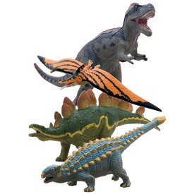 【直送品・大感謝価格 】ビニールモデル個性派恐竜4体セット(70667-70671-70672-70688)