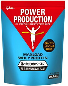 グリコパワープロダクションマックスロードホエイプロテイン3.0kgサワーミルク味