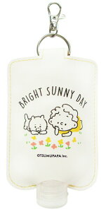 【12個セット】つむぱぱ携帯アルコールボトル ホワイトx12個セット【ヘルシ価格】 衛生日用品 アルコールボトル 携帯用 消毒液入れ アルコール入れ 詰替ボトル