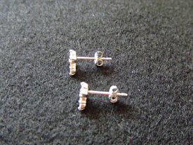 18kWG　Diamond Cross ピアス532P19Apr16