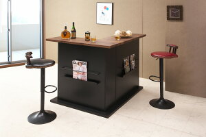 バーカウンター カウンター 日本製 完成品 カウンターテーブル L字カウンター カウンター下収納 木目 モダン ブラック ホワイト 白 黒 幅95cm ブックラック 95カウンター BARB 【】