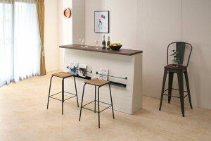 バーカウンター カウンター 日本製 完成品 カウンターテーブル L字カウンター カウンター下収納 木目 モダン ブラック ホワイト 白 黒 幅170cm ブックラック バルブ170カウンター BARB