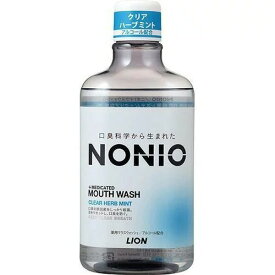 【マラソン中最大5％OFFクーポン配布】ノニオ マウスウォッシュ クリアハーブミント(600ml)【ノニオ(NONIO)】