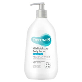 【マラソン中最大5％OFFクーポン配布】Derma:B(ダーマB) マイルドモイスチャーボディローション 400m