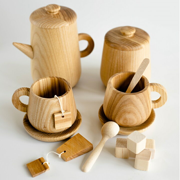 楽天市場 Lemi Toys レミトイズ Tea Set ティーセット 木製ままごとセット 木製玩具 ごっこ遊び ままごと 木製ブロック おしゃれ インテリア 知育玩具 ご出産お祝い 贈り物 インテリア雑貨 インポート子供服 おもちゃlepuju