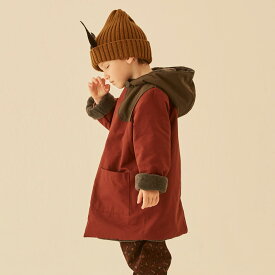 eLfinFolk エルフィンフォルク 秋冬 子供服 high lander coat マウンテンパーカ、撥水、裏フリースコート 110-130cm | 子供 キッズ 男の子 女の子 フード付き 撥水 誕生日プレゼント