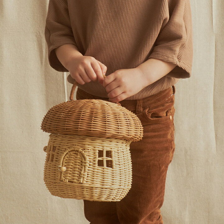 楽天市場】【送料無料】 Olli Ella（オリエラ） MUSHROOM BASKET 