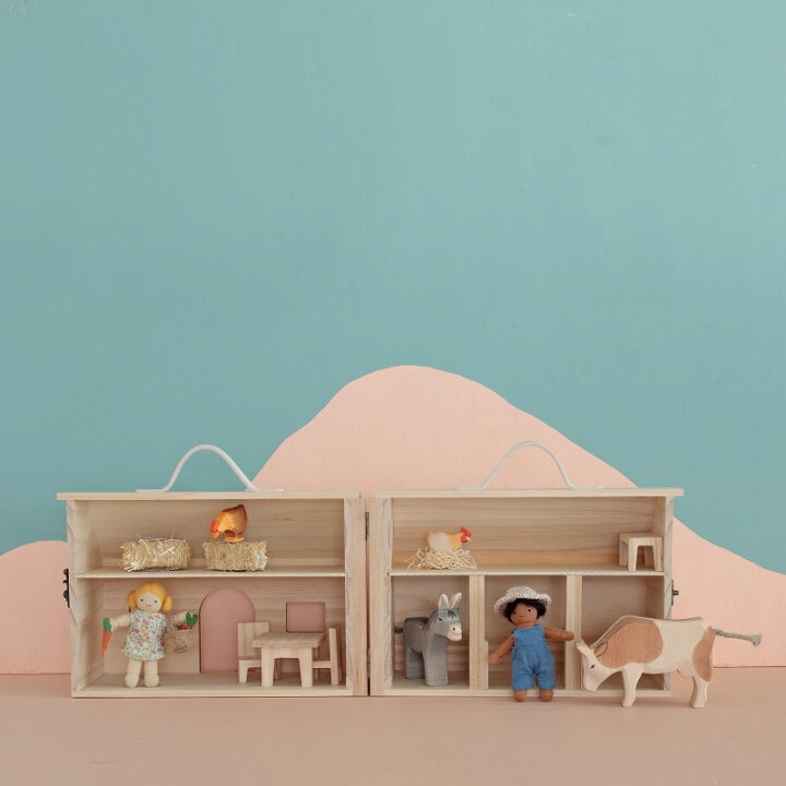 楽天市場】Olli Ella（オリエラ）Holdie Barn 木製ドールハウス納屋  