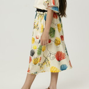 WOLF&RITA / �E���t�A���h���^ 2026SS 26ss �t�� �q���� SILVINA SKIRT -dandelion- �t���A�X�J�[�g | �{�g���X �q�� �L�b�Y ���̎q ������� ���������� �l�C�u�����h