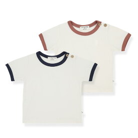 【楽天スーパーセールで半額】 1 + in the family ワンモアインザファミリー 2023SS 春夏 ベビー服 MOU s/sleeve t-shirt 半袖Tシャツ | トップス カットソー 12m(80cm) 18m(86cm) 24m(92cm) 36m(98cm) オシャレ かわいい 子供服