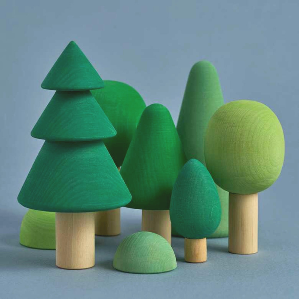 楽天市場】RADUGA GREZ(ラドガ グレ) Forest set 木のおもちゃ【積み木