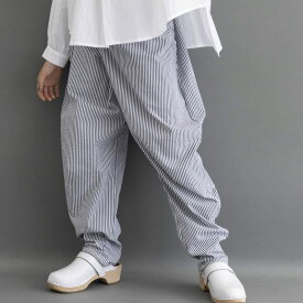 【楽天スーパーセールで60%OFF】 folk made フォークメイド 2023SS 春夏 子供服　cool max ballon pants　gray stripe　バルーンパンツ| パンツ 長ズボン 90cm 100cm 110cm 120cm 130cm 140cm 2才4才6才8才10才 子供 ベビー キッズ 男の子 女の子 ユニセックス