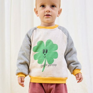 ydrop2zBOBO CHOSES 2025AW H~ xr[ Lucky Clover sweatshirt XEFbgVc | g[i[ vI[o[ gbvX q xr[  80cm85cm90cm lCuh oYj