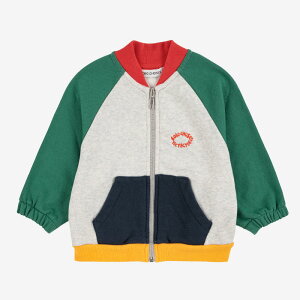 ydrop2zBOBO CHOSES 2025AW H~ xr[ Tic Tac Toe color block zipped sweatshirt WbvXEFbg | WPbg g[i[ u] q xr[  80cm85cm90cm lCuh oYj