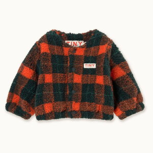 �ydrop2�zTINYCOTTONS / �^�C�j�[�R�b�g���Y 2026AW 26w �H�~ �q����RED CHECK BABY SHERPA JACKET �V�F���p�W���P�b�g| �q�� �L�b�Y �j�̎q ���̎q ������� �W���P�b�g �㒅 �A�E�^�[�o�Y�j�� �l�C�u�����h 
