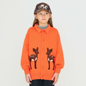 �ydrop2�zTINYCOTTONS / �^�C�j�[�R�b�g���Y 2026AW 26aw �H�~ �q���� DEER CARDIGAN �L�b�Y�J�[�f�B�K�� | �A�E�^�[ �h�� �q�� �L�b�Y �j�̎q ���̎q ������� �l�C�u�����h ���蕨