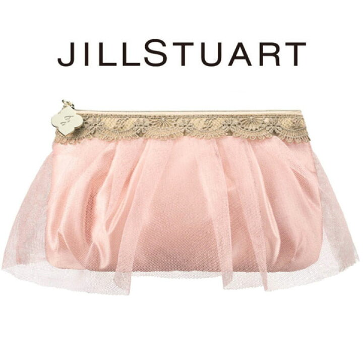 楽天市場 ジル スチュアート Jill Stuart ポーチ 小物入れ かわいい 化粧ポーチ ピンクポーチ かわいい ドレス クリスマスコフレ Xmas レース ロゴ 化粧 メイク コスメ ブランド クリスマス ハロウィン バレンタイン Moncachette