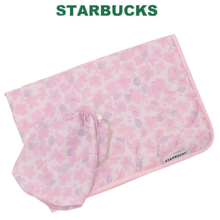 楽天市場】スターバックス STARBUCKS ブランケット スタバ SAKURA 2025 さくらスタバスターバックスポーチ収納starbucks