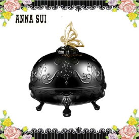 アナスイ ANNA SUI ルース フェイス パウダー ケース パフ メイク小道具 化粧 メイク コスメ アクセサリー ジュエリー ケース蝶 バタフライ 薔薇 バラ ローズ 猫足 アンティーク 黒 ブラック ブランド クリスマス ハロウィン バレンタイン プレゼント