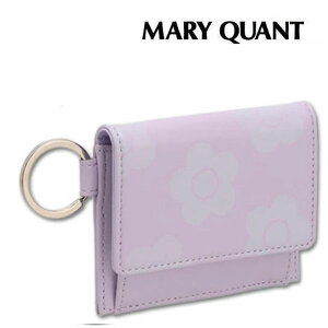 マリークワント MARY QUANT マリクワ 財布 カードケース パスケース お財布 ランダム デイジープリント マルチカードケース(パープル)化粧 メイク コスメ プレゼント ギフト かわいい おしゃ