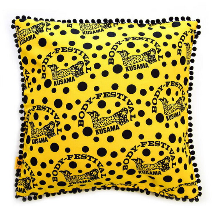 楽天市場】草間彌生 yayoi kusama クッション クッションカバー 