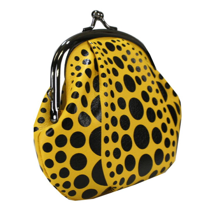 楽天市場】草間彌生 yayoi kusama 財布 がま口 コイン PUMPKIN 