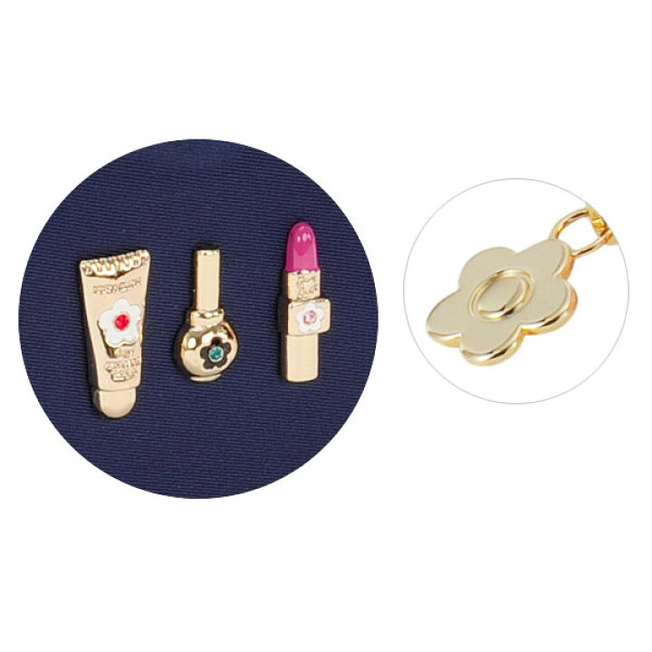 楽天市場 マリークワント Mary Quant マリクワ ポーチ 小物入れ デイジー 花 花柄 フラワー 黒 ブラック ネイビー3cosmetics2 オーバルポーチ 化粧 かわいい ギフト プレゼント お返し メイク コスメ ブランド クリスマス ハロウィン バレンタイン Moncachette