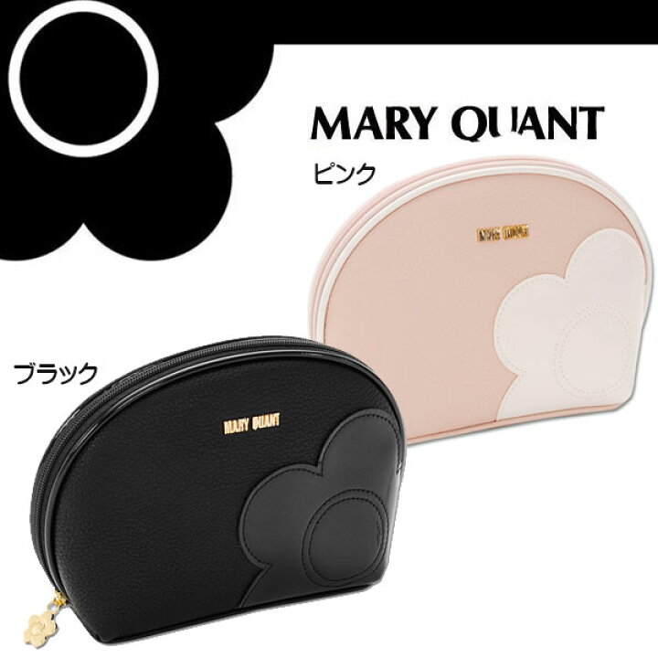 楽天市場 マリークワント Mary Quant シュリンクデイジーパッチ ラウンドポーチl ポーチ 小物入れ 革 ブラック ピンク パッチ フラワー デイジー ロゴ マット 艶消し プレゼント ギフト かわいい おしゃれ 化粧 メイク コスメ ブランド クリスマス ハロウィン