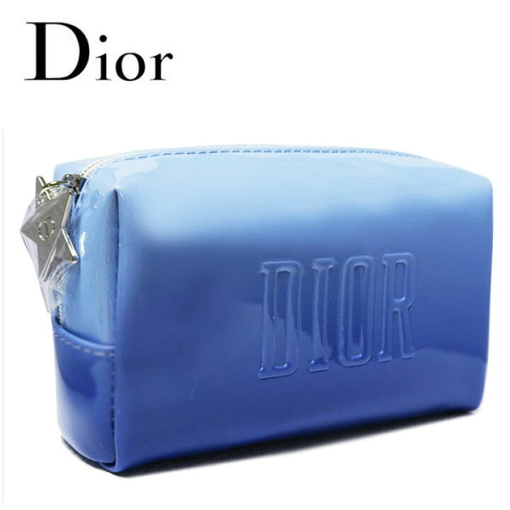 楽天市場 ディオール ビューティー Dior Beauty ポーチ 小物入れ ロゴ かわいい 化粧ポーチ 青 ブルー グラデーション 星 スター 海 爽やか スクエア 四角 ミニ 化粧 メイク コスメ ブランド お祝い 贈り物 プレゼント ギフト Moncachette