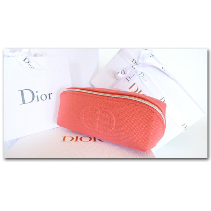 楽天市場 ディオール ビューティー Dior Beauty ポーチ 小物入れ ロゴ 赤 レッド ロゴ ペンケース 筆箱 かわいい おしゃれ 化粧ポーチ 文具 スクエア 立体的 お返しギフト 化粧 メイク コスメ ブランド クリスマス ハロウィン バレンタイン 母の日 プレゼント Moncachette